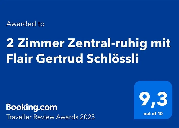 2 Zimmer Zentral-Ruhig Mit Flair Gertrud Schloessli